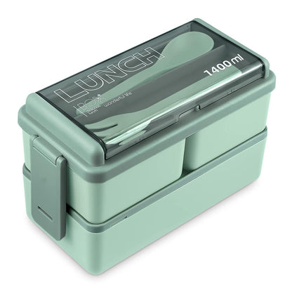 Bento Box Lunch Box Stackable - Leak-Proof Bento Box – Stackable Lunch Container for Adults/Kids, Microwave Safe