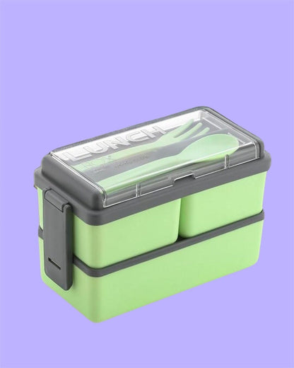 Bento Box Lunch Box Stackable - Leak-Proof Bento Box – Stackable Lunch Container for Adults/Kids, Microwave Safe